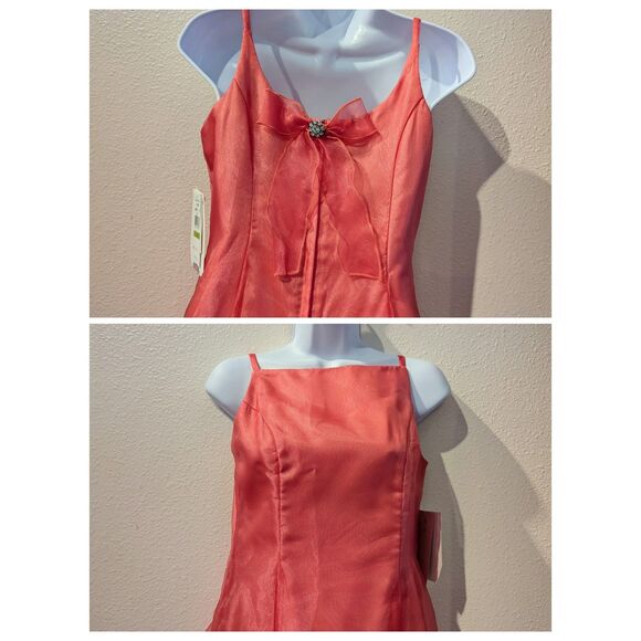 NWT Jessica McClintock Girls formal dress with sheer shawl. Sz 14 - Picture 8 of 16